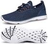 DOUSSPRT Men's Water Shoes Quick Drying Sports Aqua Shoes Blue Size 13