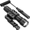 Feyachi FL14-MB Flashlight 1200 Lumen Matte Black LED Light with Flashlight Mount and Pressure Switch Included view 1