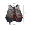 Waxaya Lightweight Fly Fishing Vest with Multi Pockets Adjustable Size Mesh Fishing Backpack for Men and Women(Green) view 3