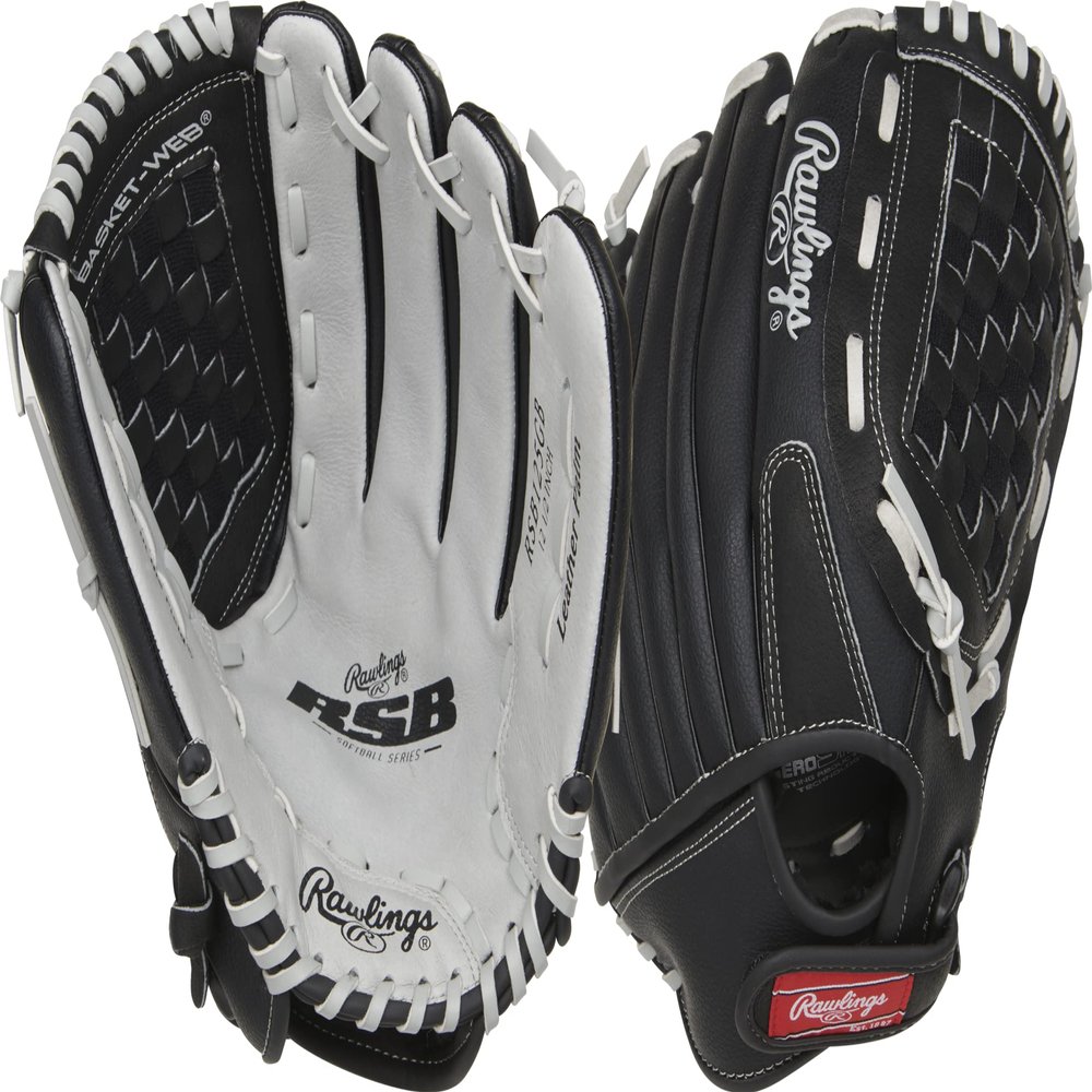 Rawlings | RSB Slowpitch Softball Glove | Right Hand Throw | 12.5" - Basket Web