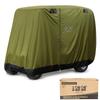 10L0L Universal 2-4 Passenger Golf Cart Cover for EZGO, Club Car and Yamaha, Waterproof Sunproof and Durable, Green view 1