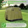10L0L Universal 2-4 Passenger Golf Cart Cover for EZGO, Club Car and Yamaha, Waterproof Sunproof and Durable, Green view 2