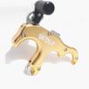 Archery Release Aids 3 Fingers Thumb Release Automatic Thumb Caliper Trigger for Compound Bow Hunting Shooting (Gold) view 1