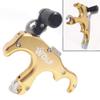 Archery Release Aids 3 Fingers Thumb Release Automatic Thumb Caliper Trigger for Compound Bow Hunting Shooting (Gold) view 2