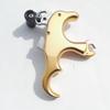 Archery Release Aids 3 Fingers Thumb Release Automatic Thumb Caliper Trigger for Compound Bow Hunting Shooting (Gold) view 3