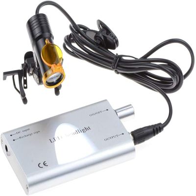 DOC.ROYAL Silver Color Upgrade 5W Lab Medical Portable LED Headlight with Filter