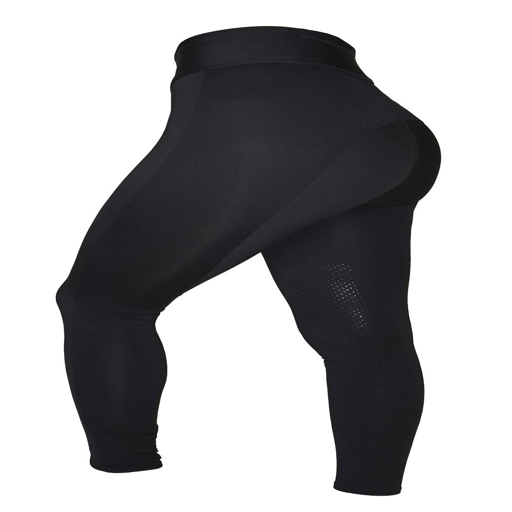 Rhinegold Women's 746-12-BLK Silicone Knee Performance Tights, Black, Ladies 12