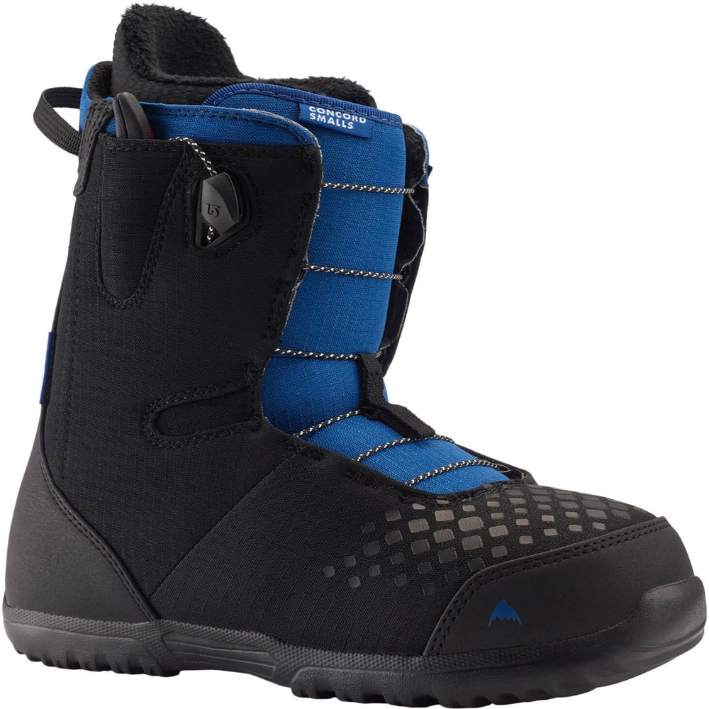 Burton Concord Smalls Snowboard Boots Kid's Sz 4 Black/Blue