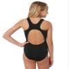 Zoggs Girls Cottesloe Sportsback 2024 One Piece Bathing Suit (24 US) (Black) view 3