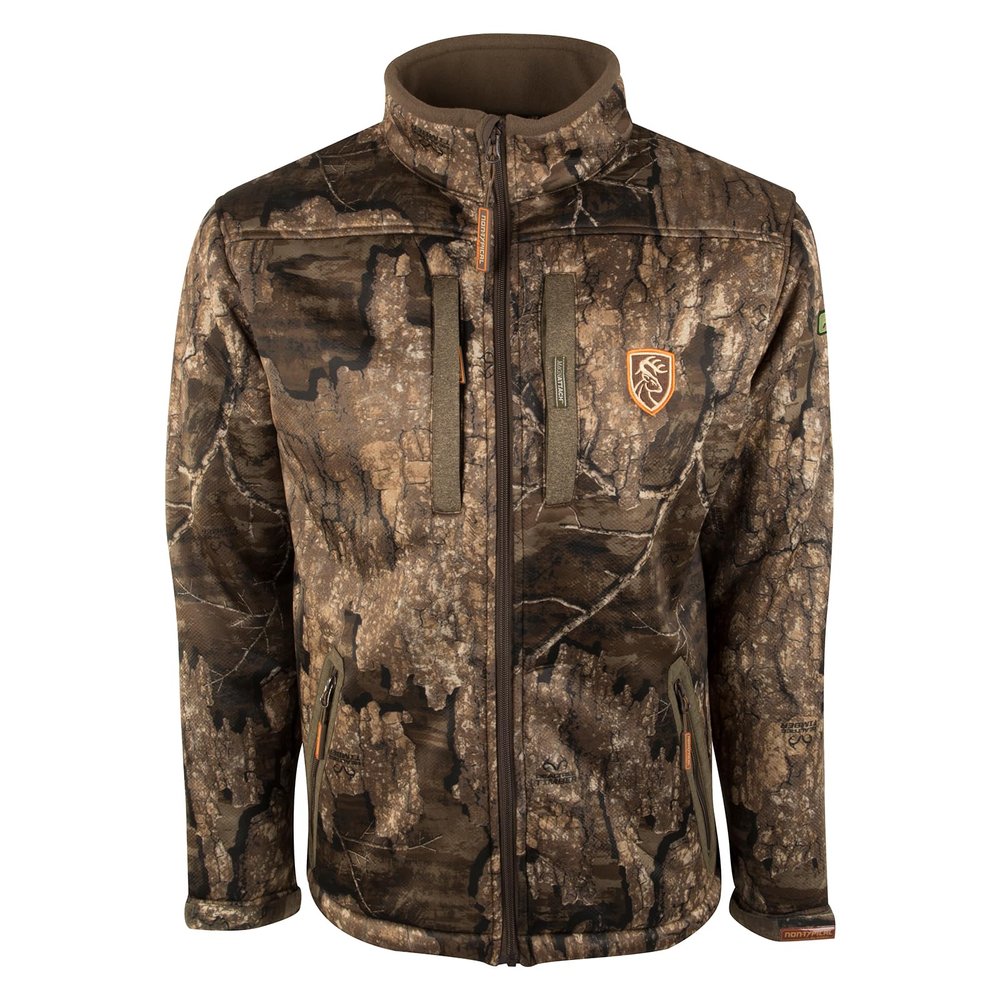 DRAKE Silencer Full Zip Jacket with Agion, Color: Realtree Timber, Size: 3X-Large (DNT1010-033-6)