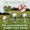 Tee Claw Golf Tee Holder, Golf Mat Tee, Golf Alignment String, Baseball Agility Training for Indoor and Outdoor, Made in The USA. (4 Pack Yellow/Green) view 3
