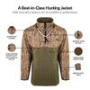 Drake Waterfowl Men's MST Quarter 1/4 Zip Refuge Eqwader Waterproof Windproof Breathable Resistant Outdoor Hunting Jacket view 2