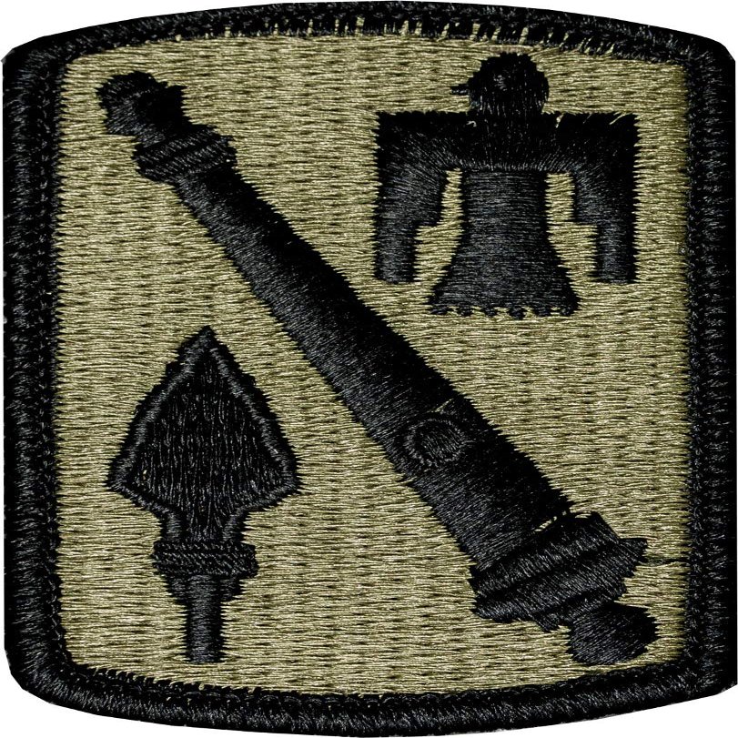 45th Field Artillery (FA) Brigade Patch (Scorpion OCP with Fastener)
