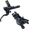 SHIMANO SLX Bl- M7100 Disc Brake Black, Left/Front view 1