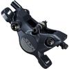 SHIMANO SLX Bl- M7100 Disc Brake Black, Left/Front view 3