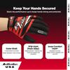 Jettribe Jet Ski Gloves - Full Finger Watercraft Gloves with 4-Way Stretch Lycra, Silicone Grip, and Water Resistance for Cold Weather Activities - Red (Large) view 4