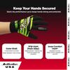 Jettribe Race Skin PWC Recreation Gloves - Silicone Throttle Grip for Non-Slip Handling and Durable Woven Lycra Men Women Youth - 4-Way Stretch with Quick Drying - Green (Small) view 4