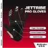 Jettribe Race Skin PWC Recreation Gloves - Silicone Throttle Grip for Non-Slip Handling and Durable Woven Lycra Men Women Youth - 4-Way Stretch with Quick Drying - Grey (Small) view 2