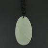 1.8" China Certified Nature Hetian Nephrite Jade Blessing Kwan-yin Hand Carved Necklace Pendant 4984 view 3