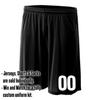 Add-On Performance Soccer Shorts with Free Numbers Youth X-Large in Black view 2