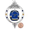 Final Touch Gifts NHL Fan Hanging Ornament (St Louis Blues Blue, Metal, Christmas) view 1