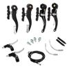 1 Set Bike Front Rear Aluminium Alloy for Mountain Road Bicycle Cycling Accessories (Black) view 1