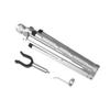 SHARROW Archery Bow Stand Recurve Bow Holder Foldable Bowstand Aluminum Alloy Bow Stands Rack Holding Bow Accessory (Silver, Short) view 3