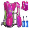 TRIWONDER Running Vest for Women Pink Hydration Backpack Water Pack 5.5L Lightweight Runner Marathon Trail Hiking Cycling (Rose Red - with 2 Soft Water Bottles (350ml)) view 1