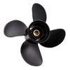 Aluminum Outboard Cupped 4 Blades Propeller Boat Prop 10.1x14 Replacement for Honda BF35/40/45/50/60HP view 1