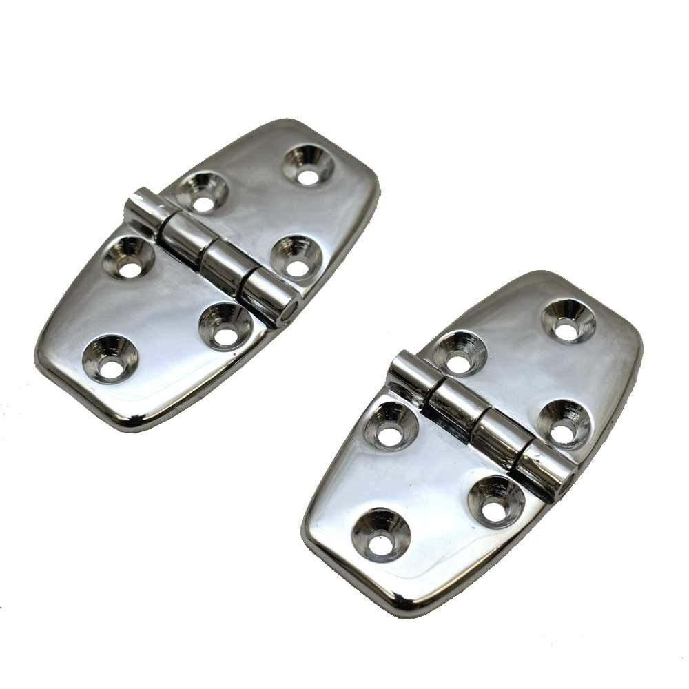 Boat Hinges H80-0234-1W | 3 x 1 1/2 Inch Stainless Steel (Pack of 2)