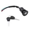 MroMax 3 Wired Electric Bike Bicycle Ignition Switch Lock + Two Keys 1pcs view 1