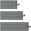 White Water Archery Black Reflective Open Honeycomb Arrow Wraps 15 Pc Pack Choose Length Width (4, 1.4) view 2