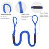 Bungee Dock Lines - Boat Accessories - 4 Feet Shock Cords Docking Rope Mooring Rope for PWC,Jet ski,Pontoon,Kayak,Canoe,Power Boat,Watercraft (Blue) view 2