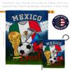 World Cup Mexico Flags Mexican Banner Room Wall Art Flag Poles For Outside House Patio Porch Lawn Garden Stand Tapestry Yard Signs FIFA Gifts Sports Fan Trophy Soccer Game Football Made In USA view 4