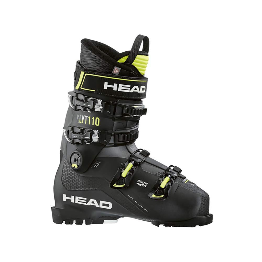 HEAD Unisex Edge LYT 110 Allride Ski Boots, Anthracite/Black-Yellow, 295