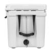 Frosted Frog White 45 Quart Ice Chest Heavy Duty High Performance Roto-Molded Commercial Grade Insulated Cooler view 3
