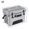 Frosted Frog 20 Quart Ice Chest Heavy Duty High Performance Roto-Molded Commercial Grade Insulated Cooler (Pink) view 4