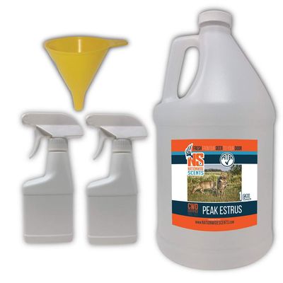 Nationwide Scents Certified Peak Doe Estrus Spray | 4 oz | 1 Gallon | Doe in Heat Urine for Hunting | Deer Scents and Attractants