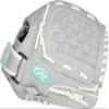 Rawlings girls 11.5 inch Softball Glove, Teal/Grey/White, US view 3