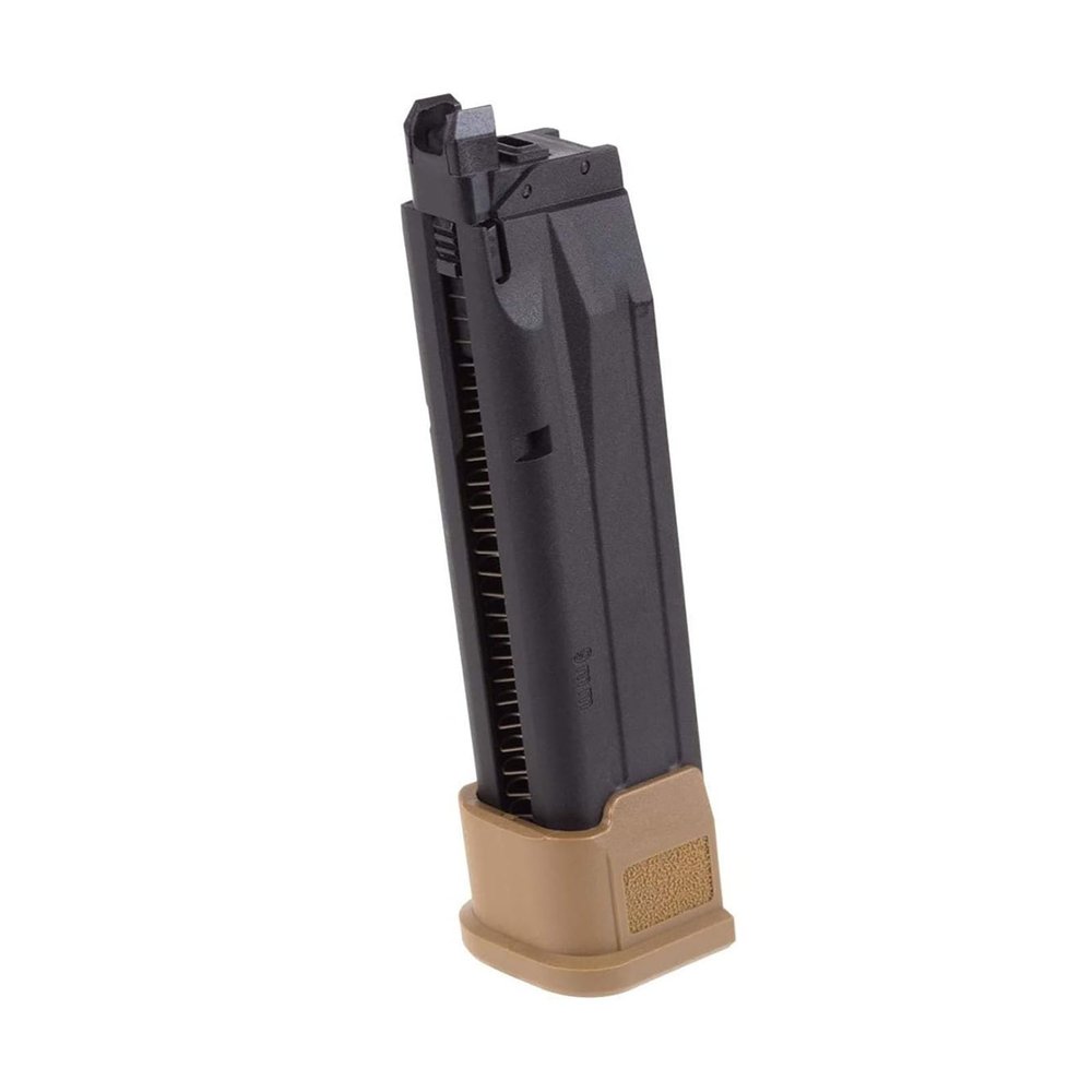 Sig Sauer ProForce Replacement 21-Round Airsoft Magazine Compatible with M17 Air Guns | 6mm Plastic BB | Green Gas Housing (GG) (AMPF-M17GG)