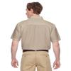 Harriton Men's Key West Short-Sleeve Performance Staff Shirt XS KHAKI view 2