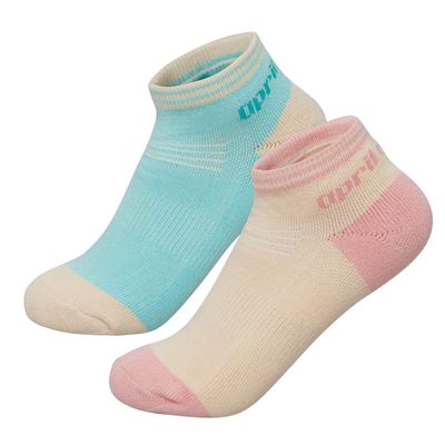 Aprilaugust Hidden Comfort No show Athletic Running socks for Men and Women (ZC_Mint & Cream (2pairs), Large)