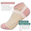 Aprilaugust Hidden Comfort No show Athletic Running socks for Men and Women (ZC_Mint & Cream (2pairs), Large) view 2