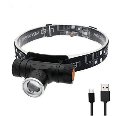lliang headlamp 10000LM XML T6 LED Headlamp 3-Mode Zoom Headlight USB Charge Head Torch Camping Flashlight Hunting Frontal Lantern Lamp Light