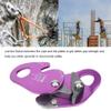 Alomejor Climbing Descender, Self Braking Compact, Rope Descender, Aluminum Construction for Climbing Mountaineering Rescue Operations view 4