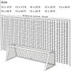 Aoneky Soccer Backstop Net 10x40 ft - Heavy Duty Practice Barrier & Containment Net for Training, High Impact Hitting Netting, 10-15 x 10-60 Ft Sizes for Football/Soccer view 4