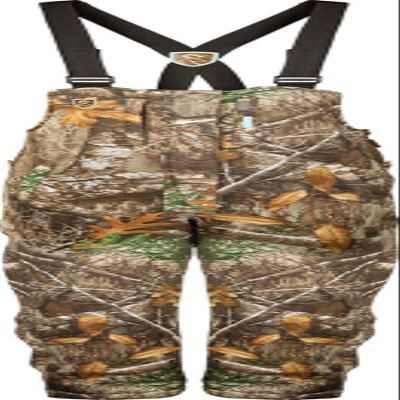 Drake Ladies Silencer Bib with Agion Realtree Edge LG