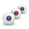 GRAPHICS & MORE Superman Super Dad Shield Logo Novelty Table Tennis Ping Pong Ball 3 Pack view 1