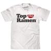 Tee Luv Men's Nissin Top Ramen Shirt - Ramen Noodle Food Logo T-Shirt (White) (XXL) view 1