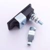 MroMax 1Pcs Electric Cabinet Door Cam Lock, Fit for 22mm Thick Panel, Pull Type Lock, 726-2 Zinc Alloy Black view 2